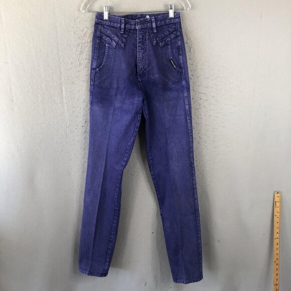 Vintage Cowboy Ethics Jeans Juniors 5/6 High Rise Tapered Hong Kong 90s - Picture 1 of 16